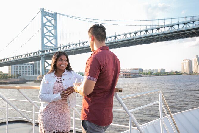 City Cruises Philadelphia: Signature Buffet Lunch Cruise - DJ entertainment and the party-leaning vibe (with volume control)