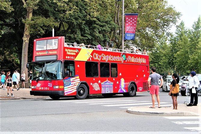 City Sightseeing Philadelphia Double Decker Hop-On Hop-Off (24, 48, 72 Hours) - Boarding style: London-style buses, live guides, and multi-language audio