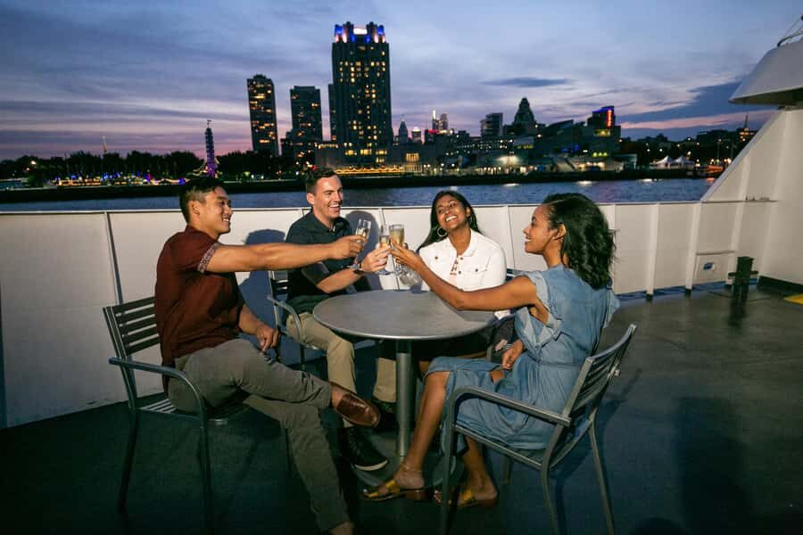 Philadelphia: Buffet Brunch, Lunch, or Dinner Cruise - Entertainment: DJ Energy, Games, and a Dance Floor You Can Skip
