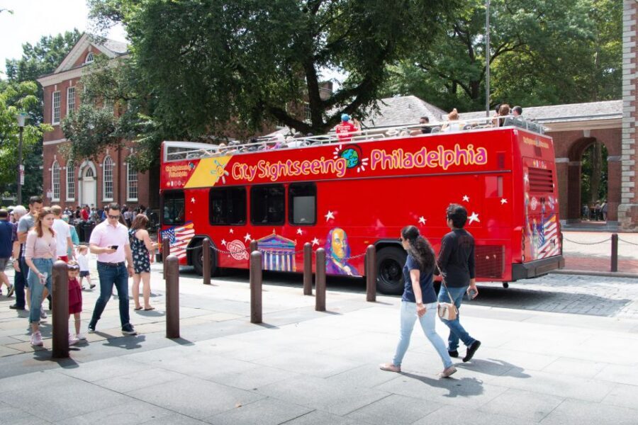 Philadelphia: Double-Decker Hop-on Hop-off Sightseeing Tour - Route value: 16 miles, 26 stops, and a 90-minute loop you can repeat