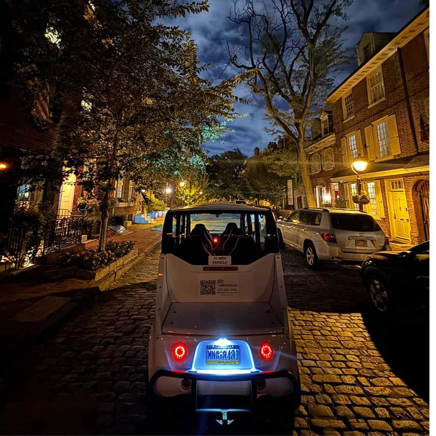 Philadelphia Evening Electric Cart Tour - The Rocky Steps at Night: Iconic Stairs Without the Day Crowd