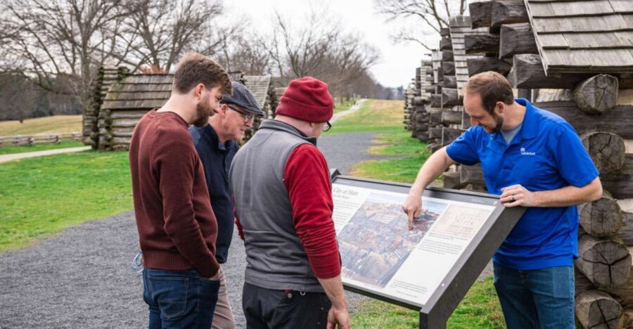 Philadelphia: Valley Forge National Historical Park Tour - Recreated cabins and the feel of winter quarters