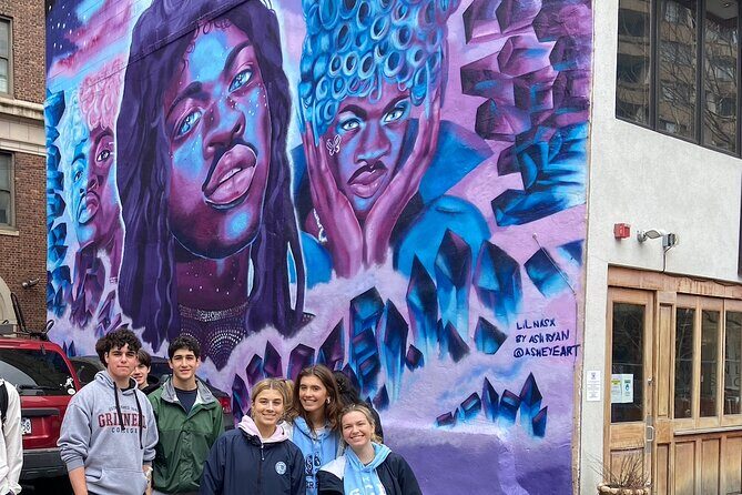 Philly Gayborhood and LGBTQ History Walking Tour - Stop 2: Writer’s Block Rehab and queer icon murals on the bar wall