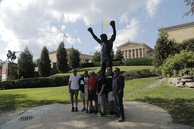 Yo! A Private Rocky Balboa Driving Tour of Philadelphia - Rocky statue first: the Balboa pose and the 72 steps view